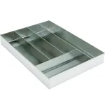 280-1611 - ORGANIZER,FLATWARE, 5 COMP,S/S