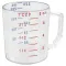 CAMBRO - 25MCCW135 - CUP,MEASURING(1 CUP,DRY,CLEAR)