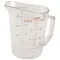 247-1083 - CUP, MEASURING, 1QT, CLEAR PLASTIC