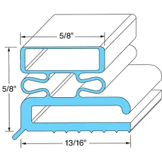 74-1052 - DOOR GASKET 6 7/8" X 23 3/8"