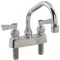 FISHER MFG - 53740 - FAUCET,4"DK, LEADFREE,SS.6"SP