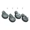 35799 - 1/2 in Threaded Stem Caster Set with  5 in Wheels