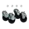 35808 - 1/2 in Threaded Stem Caster Set with  3 in Wheels