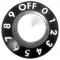 LINCOLN - 12919SP - KNOB 1-1/8 D, OFF-0-9