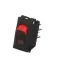 42-1710 - SWITCH, ON/OFF BLACK ROCKER
