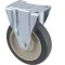 120-1114 - CASTER,PLATE, 5", RGD, GRY
