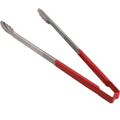 VOLLRATH - 4781640 - TONGS,SCALLOP, 16",RED HDL