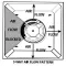 556-1031 - AIR DIFFUSER, 3WAY (8"NECK, WHITE, 24"SQ)