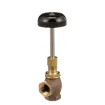 All Points 56-1021 1/2" NPT 90-Degree Steam Valve with 3" Stem