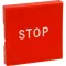 OLIVER - 5708-6116 - BUTTON, RED/SQ W/ STOP MARKING