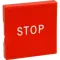 OLIVER - 5708-6116 - BUTTON, RED/SQ W/ STOP MARKING