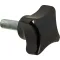 OLIVER - 5911-7210 - KNOB, 4-ARM W/ STUD M5-0.8X15