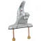 T&S BRASS - 5SL-1000 - FAUCET,4" DECK, SINGLE CONTROL