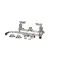 FISHER MFG - 3253 - ADJUSTABLE PANTRY FAUCET 8" CTR WALL 12" NOZ