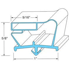 74-1248 - DRAWER GASKET 7" X 28 13/16"
