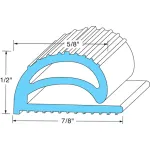 74-1320 - COMPRESSION GASKET  1/2" HEIGHT,50'
