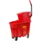262-1155 - BUCKET,MOP, W/WRINGER,RED