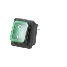 801-1842 - SWITCH - ROCKER,  LIGHTED (GREEN)