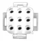 FRYMASTER - 8070155 - CONNECTOR - 9 PIN MALE