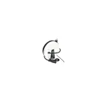8130220 - Reel, Cord Reel, 6', W/ Hole, Black/White