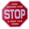 8408503 - Hand Wash Zone/Stop Sign