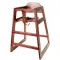 86299 - Mahogany Finish Wood High Chair