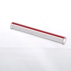 28-1465 - TUBE, GLASS-RED & WHITE STRIPE