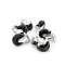 AMERICAN RANGE - A35103 - 4 SWIVEL 3/W BRAKE CASTR SET OF 6