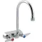 T&S BRASS - B-1145 - FAUCET (WALL,3-1/2", 6"GSNK)