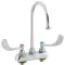 T&S BRASS - B-1141-04 - FAUCET, 4"DK, GSNK,WRSTBLD HANDLE