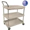 126-7009 - CART,UTILITY, 3 SHELF,3"D,GRY