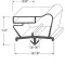 BEV404232CDD - 28 1/2" x 55" Door Gasket