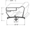 BEV712013C06 - 16 3/4" x 44 3/8" Door Gasket