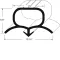 BEV712024D07 - 9" x 48" Door Gasket