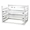 CHLAWM6 - 18" x 26" Full Size Wall Mounted Pan Rack