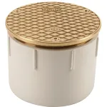 117-1282 - BODY,CLEAN-OUT, ADJ,PVC, 4"