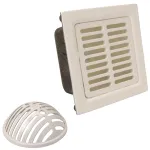 117-1278 - SINK,12"SQ FLR, FULL GRATE,6"DP