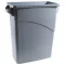 262-1199 - TRASH CONTAINER-SLIM JIM, GREY 15.5G