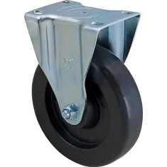 262-1211 - CASTER,PLATE5"OD,RIGID,B LACK