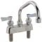 FISHER MFG - 53740 - FAUCET,4"DK, LEADFREE,SS.6"SP