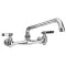 FISHER MFG - 60674 - FAUCET,8"WALL, LEADFREE,SS,14"S