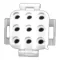 FRYMASTER - 8070155 - CONNECTOR - 9 PIN MALE