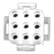 FRYMASTER - 8070155 - CONNECTOR - 9 PIN MALE