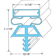 74-1442 - DOOR GASKET - LH, 38" X 78"