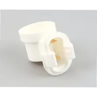 LIGHT, SOCKET 90DEG PVC WHITE 300391-1 POL. Randell