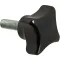 OLIVER - 5911-7210 - KNOB, 4-ARM W/ STUD M5-0.8X15
