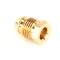 PITCO - PP10618 - NUT, COMP W/ 1/4 FERRULE  BRASS