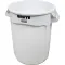 13-6157 - TRASH CAN-32GAL RND WHITE