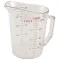 247-1083 - CUP, MEASURING, 1QT, CLEAR PLASTIC