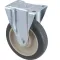 120-1114 - CASTER,PLATE, 5", RGD, GRY